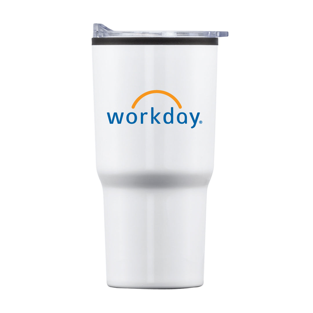 Workday White Bexley Tumbler